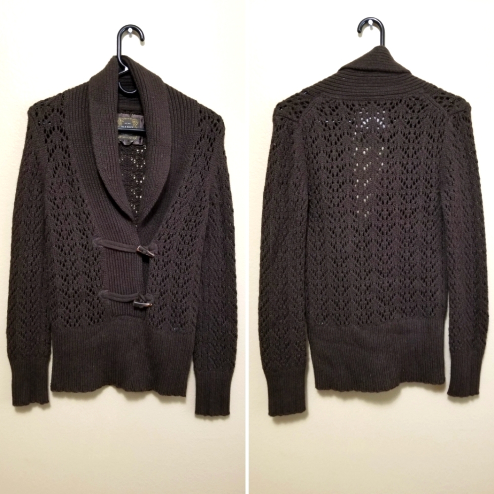 NWOT Brown Knit Pullover Sweater
